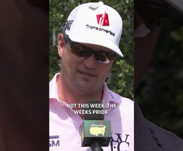 'Today was a stroll in the park' Zach Johnson chats his impressive third round