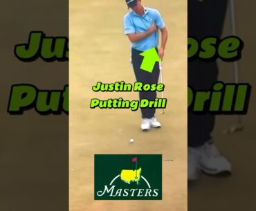 Justin Rose MASTERS drill! Why does he do it?