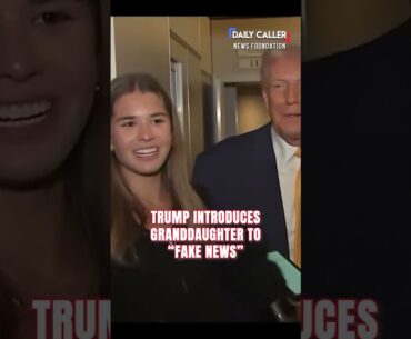Kai Trump makes appearance with the media