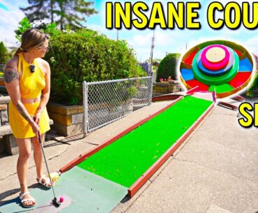 Mind-Blowing Old School Mini Golf Course!