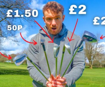 I Bought The CHEAPEST Clubs Money Can Buy & Played 9 Holes…