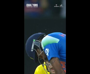 SIX! Hardik Pandya smashes Sangha for a maximum! | #INDvAUS | #ChampionsTrophyOnJioStar