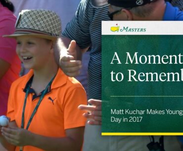 A Moment To Remember | Matt Kuchar Makes Young Fans Day