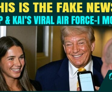 WATCH: Trump Introduces Grand-daughter Kai To FAKE NEWS, Spark Buzz With Air Force One Golf Banter