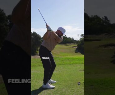 Slow it down in practice 2 speed  golf swing results 🌺 #golfcoach #golf #golftip #masters #golftips