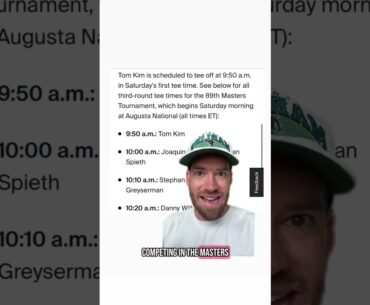 Non-PGA Player Plays at the Masters?! 🤨