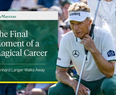 The Final Moment of a Magical Career | Bernhard Langer Walks Away | The 2025 Masters