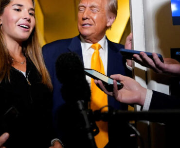 donald trump kai trump: 'This is the fake news': Trump jabs media houses while introducing granddaughter Kai to reporters