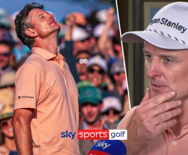 'I'm getting CLOSER!' | Justin Rose REACTS to play-off Masters defeat to Rory McIlroy
