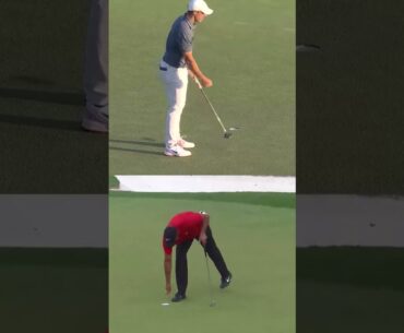 Rory McIlroy & Tiger Woods at the Masters...