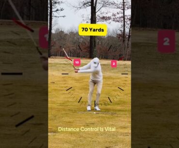 Distance Control Is Vital #golf #golftips #golfer #golfinstruction #zen #golfswing #golfswing