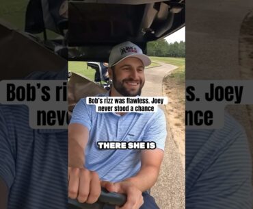 Bob Rizzes Up Cart Girl!🤣🔥#bobdoessports #golf