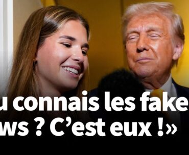 Donald Trump présente sa petite-fille Kai Madison Trump à la presse