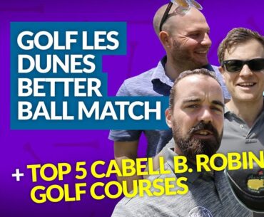 GOLF LES DUNES COURSE REVIEW: Rory & RVP vs Chris & Joe Matchplay Vlog [MOROCCO GOLF TOUR - AGADIR]