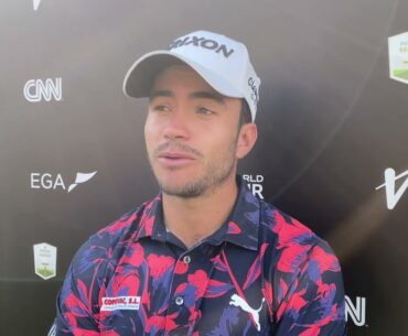 Iván Cantero se lleva una lección para asimilar tras la última ronda del Hero Dubai Desert Classic