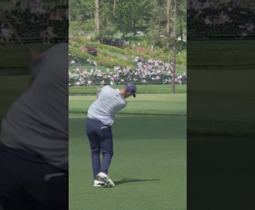 Nicolaj Hojgaard Iron Swing 2025 The Masters #nicolajhojgaard #themasters #golfswing #golf