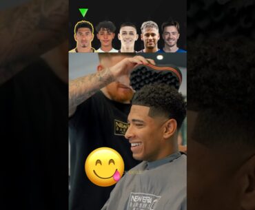 Bellingham VS Ronaldo Jr VS Foden VS Neymar VS Grealish | Football Haircut Challenge💈