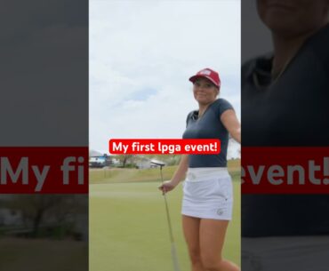 My very first lpga event 👉🏼👈🏼 #golf