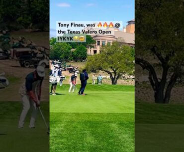 TONY FINAU @ THE TEXAS VALERO OPEN 😮‍💨🏌️‍♂️