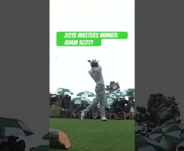 2013 Masters Winner Adam Scott #adamscott   #themasters #golfswing #golf