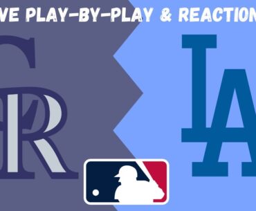 Colorado Rockies vs. Los Angeles Dodgers | MLB Livestream Live Play-By-Play & Reaction (4/14/25)