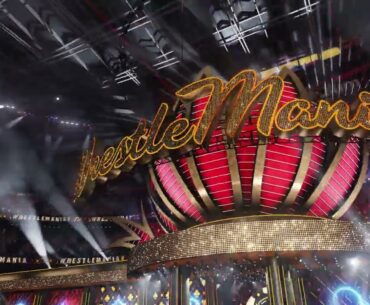 WWE WrestleMania 41 STAGE REVEAL & Pyro | Custom Concept Animation