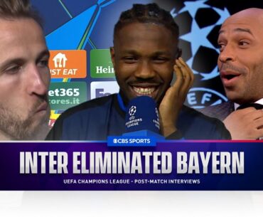 "HARD TO TAKE" Kane on Bayern KNOCKED OUT by Inter |"VERY NICE SUIT" Thuram to Thierry, BUT MICAH...