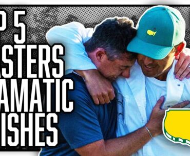 Why We Will Never See a More Dramatic Master Win Than Tiger in 2019 | Top 5