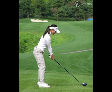 A Perfect tee-shot and iron shot that led to Buddy - She is Jihyo Jung, KLPGA tour professional
