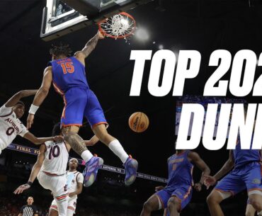 Top dunks of the 2025 NCAA men's tournament