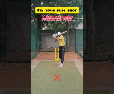 Fix Your Pull Shot Instantly!🚀 Stop This Common Mistake |Cricket Batting Tips#thrivecricket#cricket