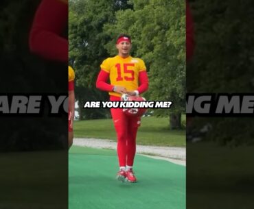'Are you kidding me?!' -Patrick Mahomes 🤣