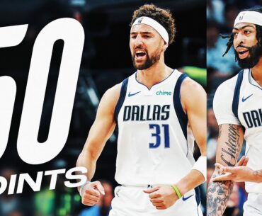 Klay (23 PTS) & AD (27 PTS) Keep Mavs' Season Alive! | April 16, 2025
