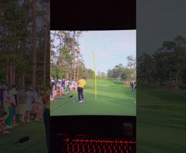 Wyndham clark mic up at the masters. #shorts #golf #pga