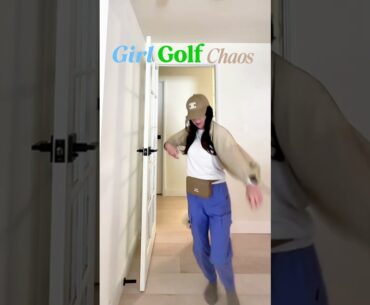 Grwm: Girl golf rush hour!  #golffashion #golfgirls #golflife #골프룩 #필드룩