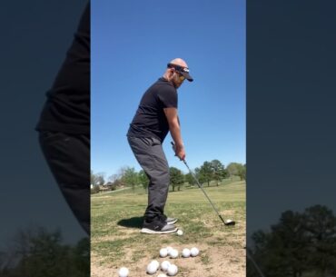 4-15-25: Irons at the range. #oklahoma  #golfswing