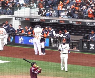 KBO 한화이글스 Hanhwa Eagles 키움 히어로즈전 홈 더그아웃 노시환 Roh Sihwan 선수   2025.04.13    Korea Pro Baseball
