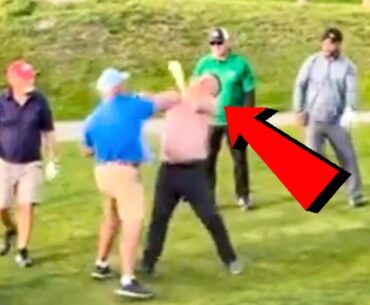 Punches Thrown, Face BLOODIED as Golfers Duke it Out on the Course
