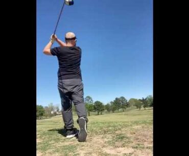 4-15-25: Driver and Woods at the range. #oklahoma #golfer