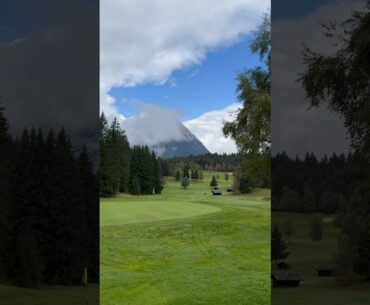 Golf courses in the Alps 😍😍