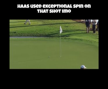 Bill Haas Hits Phenomenal Shot! #golf #billhaas #pgatour