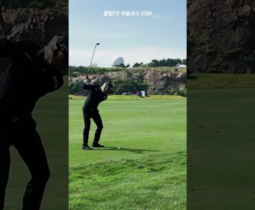 KPGA 허인회 프로 버디 사냥을 위한 세컨 샷 임팩트 좋고  #golf #골프 #골프스타 #아름다운골프장 #퍼터 #골프스윙 #골프레슨