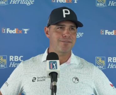 Woodland starting to chip it a lot better than have probably in his career