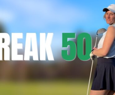 Can I BREAK 50 Playing 9 Holes of Golf as a BEGINNER Golfer?
