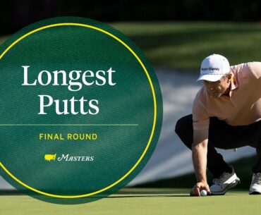 The Longest Putts From the Final Round | The 2025 Masters