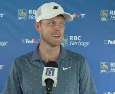 Cam Davis is happy with the pace of play in RBC Heritage