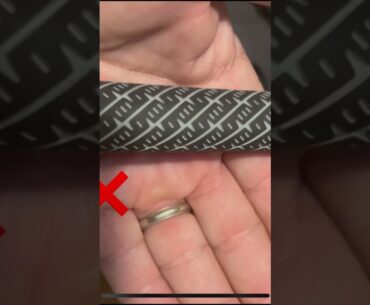 Benefits of a solid top hand grip for repetitive golf swing!