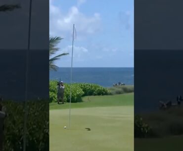 Charley Hoffman holes bunker shot Swing 2025 #pgatour #golf #golfswing #charleyhoffman