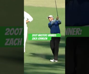 2007 Masters Winner Zach Johnson #zachjohnson #themasters #golfswing #augusta #golf