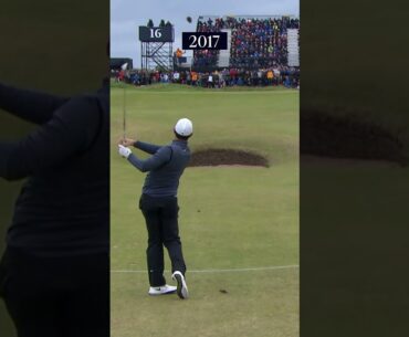 A Rory McIlroy Swing from Every Open He’s Played 🏌️‍♂️⏳ #golf